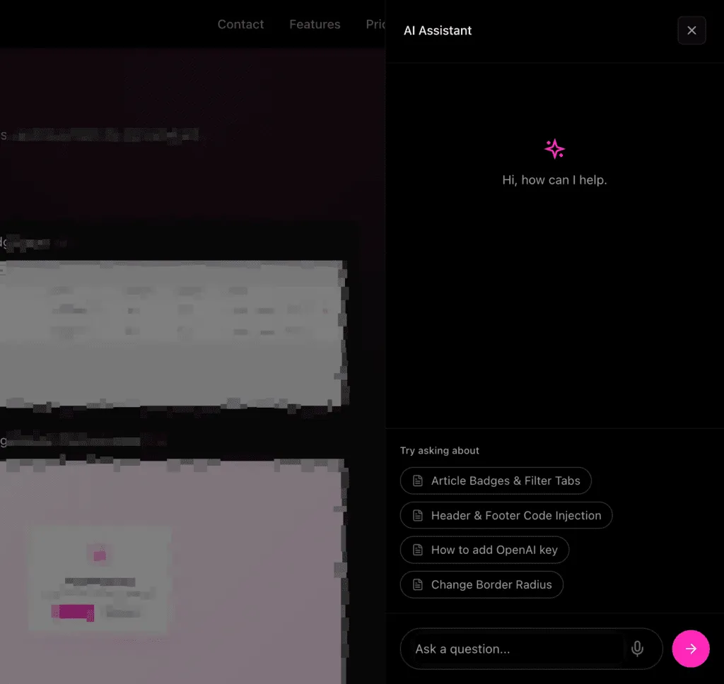 Auto-Suggestions in AI Assistant