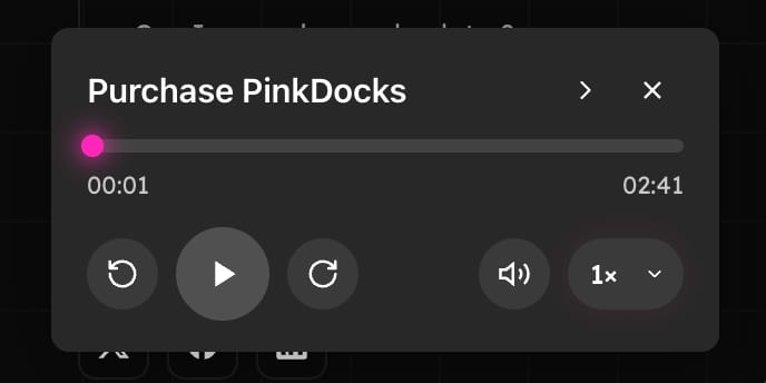 Listen to Documents feature (powered by Google TTS)